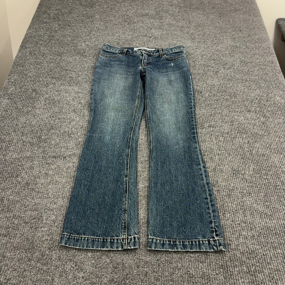 Gap Jeans Womens 4A Blue Cotton Long and Lean Flare Denim Y2K Boho